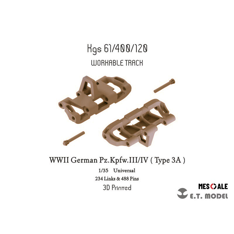 3D Printing Apps - نموذج مصغر بمقياس 1/35 لدبابات Pz.Kpfw.III/IV