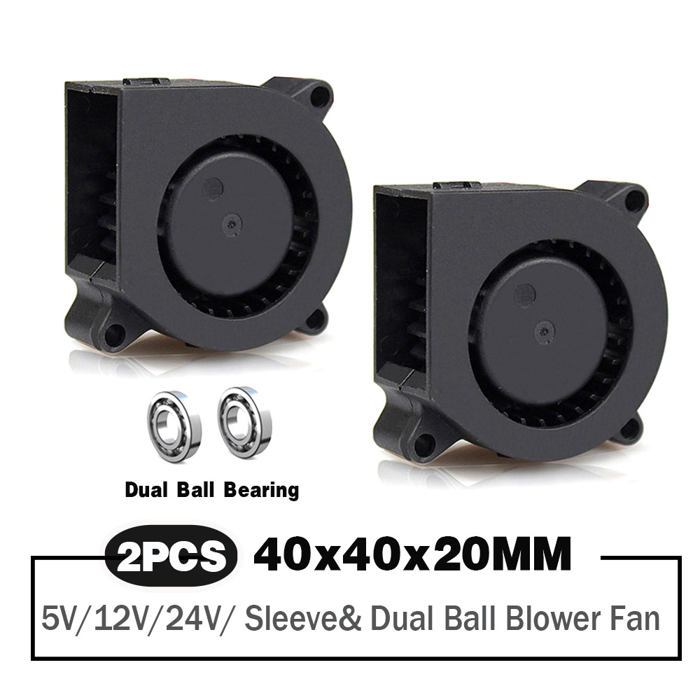 Cooling Fan 40Mm 3D - 2 قطع 40 مللي متر مروحة