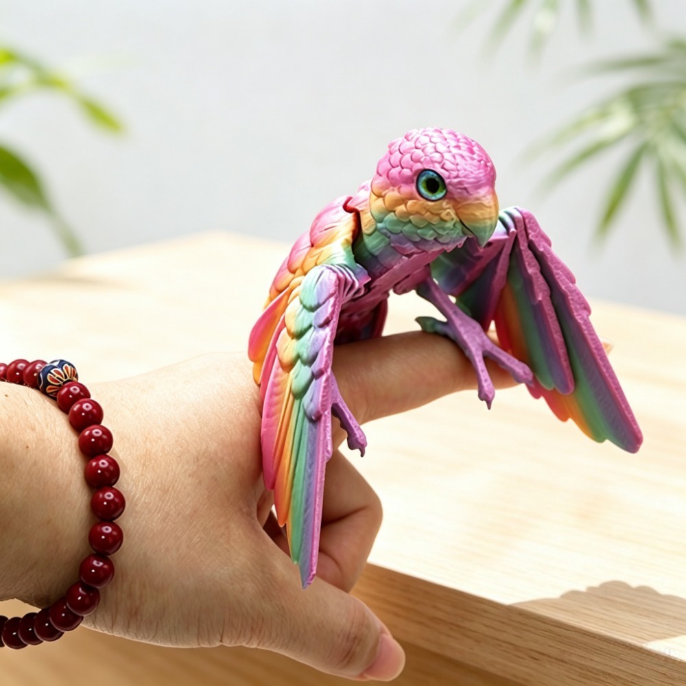 3D Printing Mockup - نموذج ببغاء لطيف مطبوع بتقنية ثلاثية