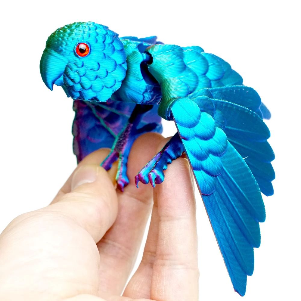3D Printing Figure - محاكاة العين 3D المطبوعة الببغاء نموذج