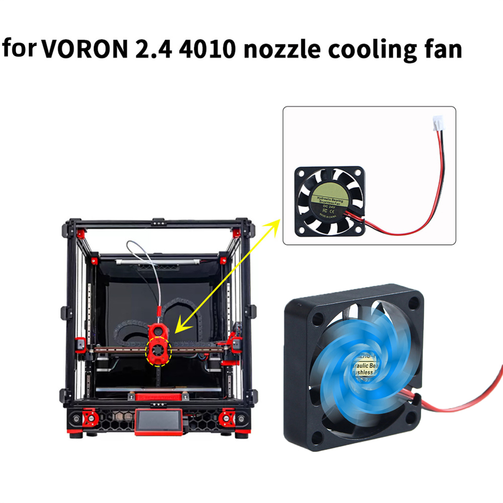 Cooling Fan 40Mm 3D - مروحة تبريد عادم هيدروليكية 40 ×