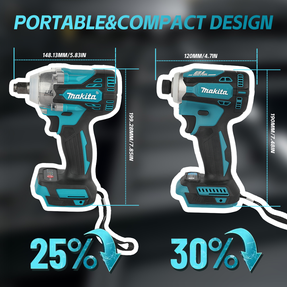 Makita Drill Dtw300 - مفتاح ربط كهربائي لا سلكي بدون