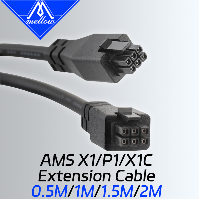 كابل تمديد Mellow Premium 6-pi - مراجعة 3D Printer Cable Chain وسعره