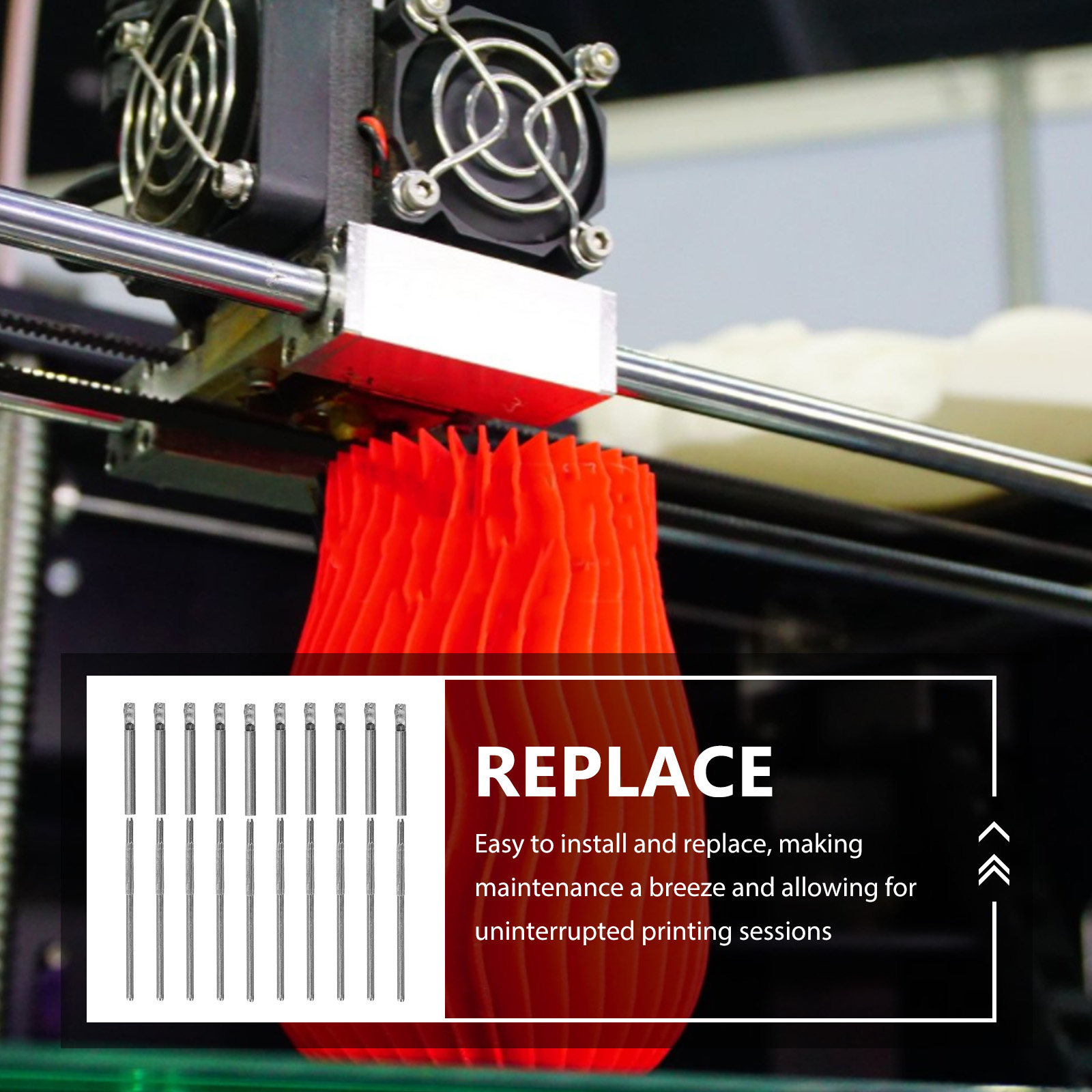 مجموعة واحدة من ملحقات رؤوس قل - مراجعة 3D Printing Result وسعره