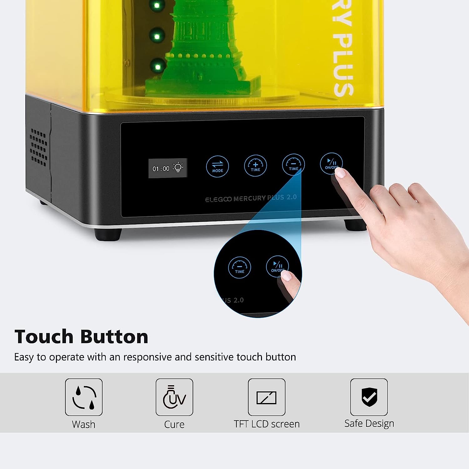 ELEGOO Mercury Plus 2.0 محطة غ - مراجعة 3D Printing Sla وسعره