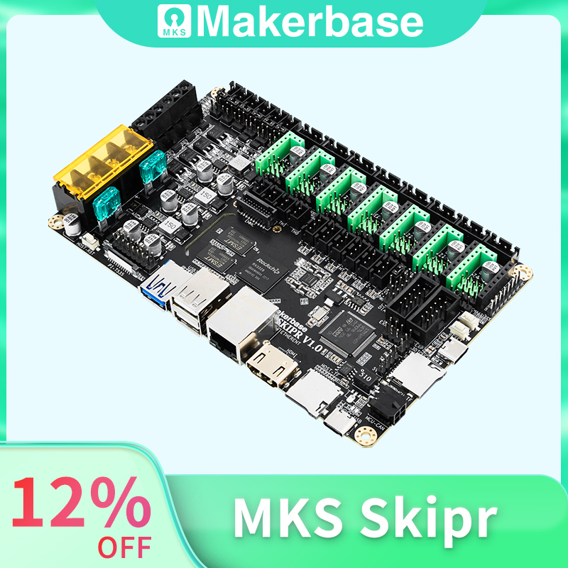 لوحة طابعة MKS SKIPR ثلاثية ال - مراجعة 3D Printer Cable Chain وسعره