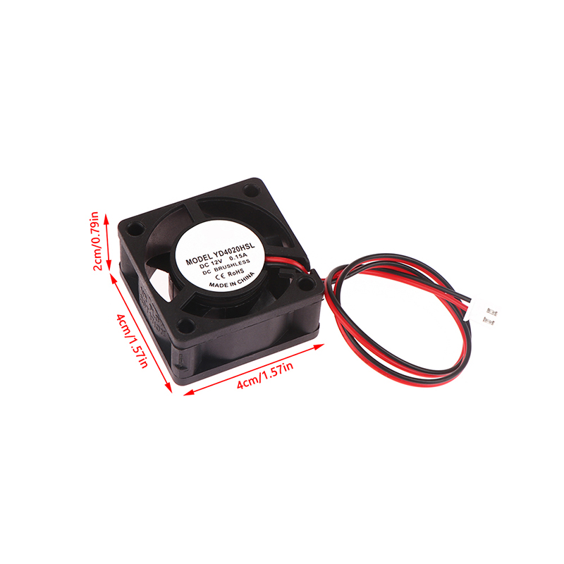 1 قطعة تيار مستمر 5 فولت/12 فو - مراجعة Cooling Fan 40Mm 3D وسعره