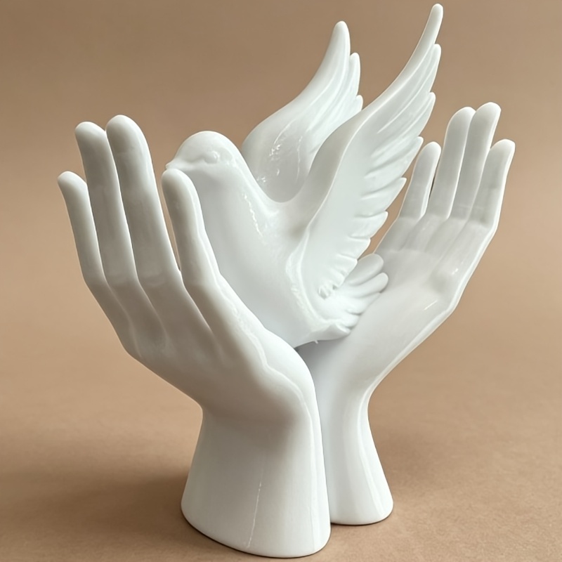 تمثال يد السلام بتصميم الحمامة - مراجعة 3D Printing Mockup وسعره