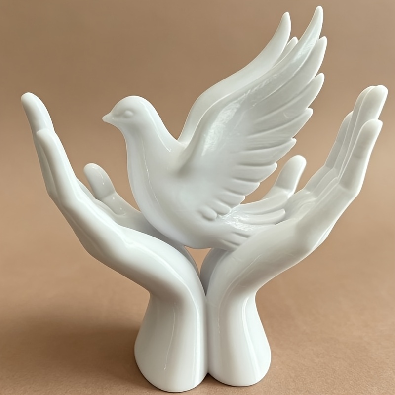 تمثال يد السلام بتصميم الحمامة - مراجعة 3D Printing Mockup وسعره