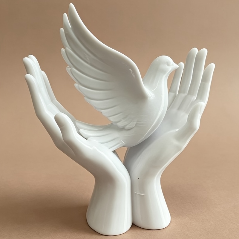 تمثال يد السلام بتصميم الحمامة - مراجعة 3D Printing Mockup وسعره