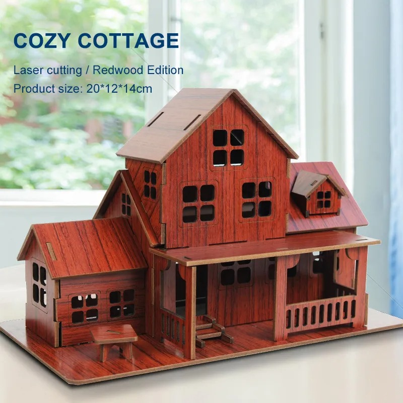 نموذج ألغاز خشبية ثلاثية الأبع - مراجعة 3D Printing House وسعره
