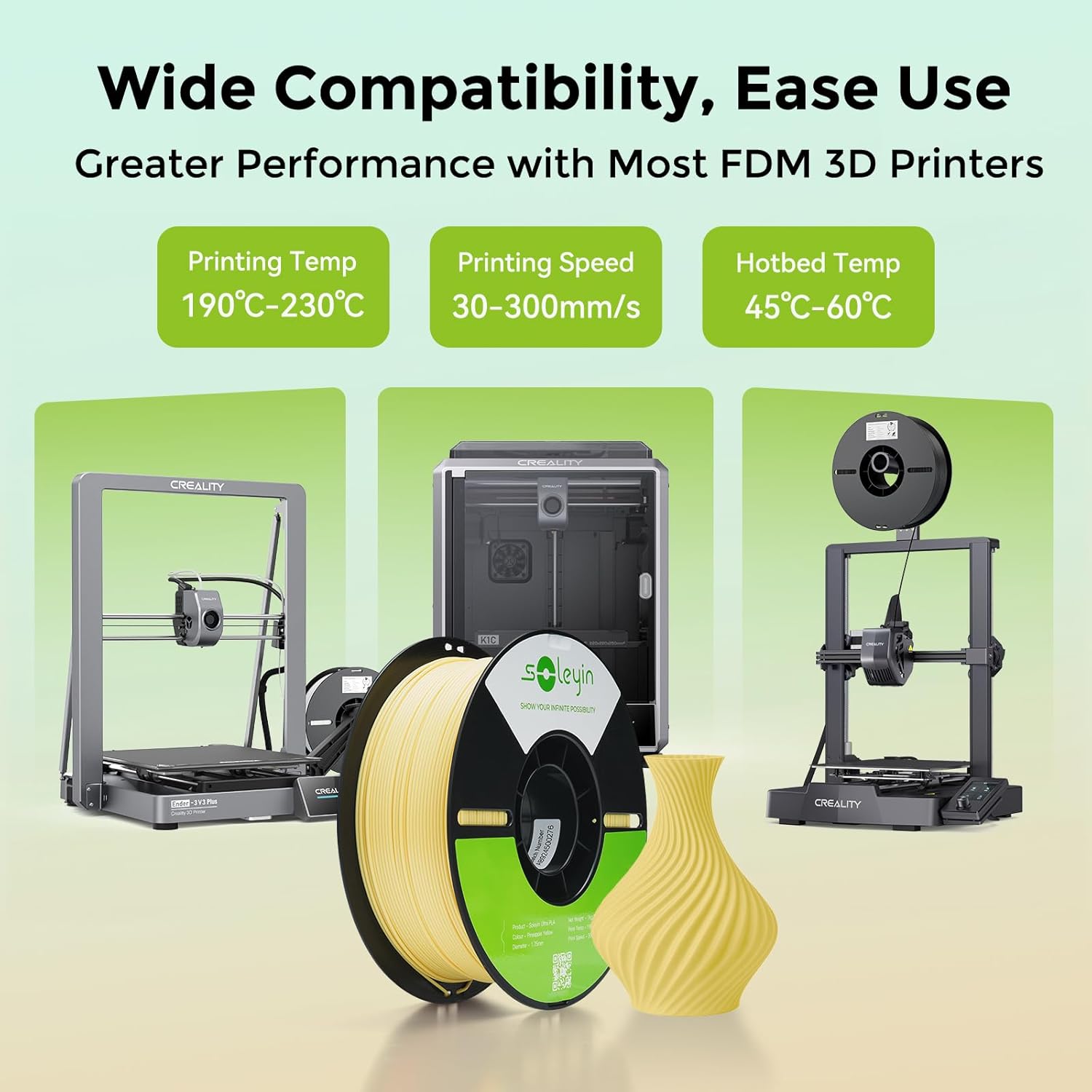 خيوط طباعة ثلاثية الأبعاد من ك - مراجعة 3D Printing Result وسعره