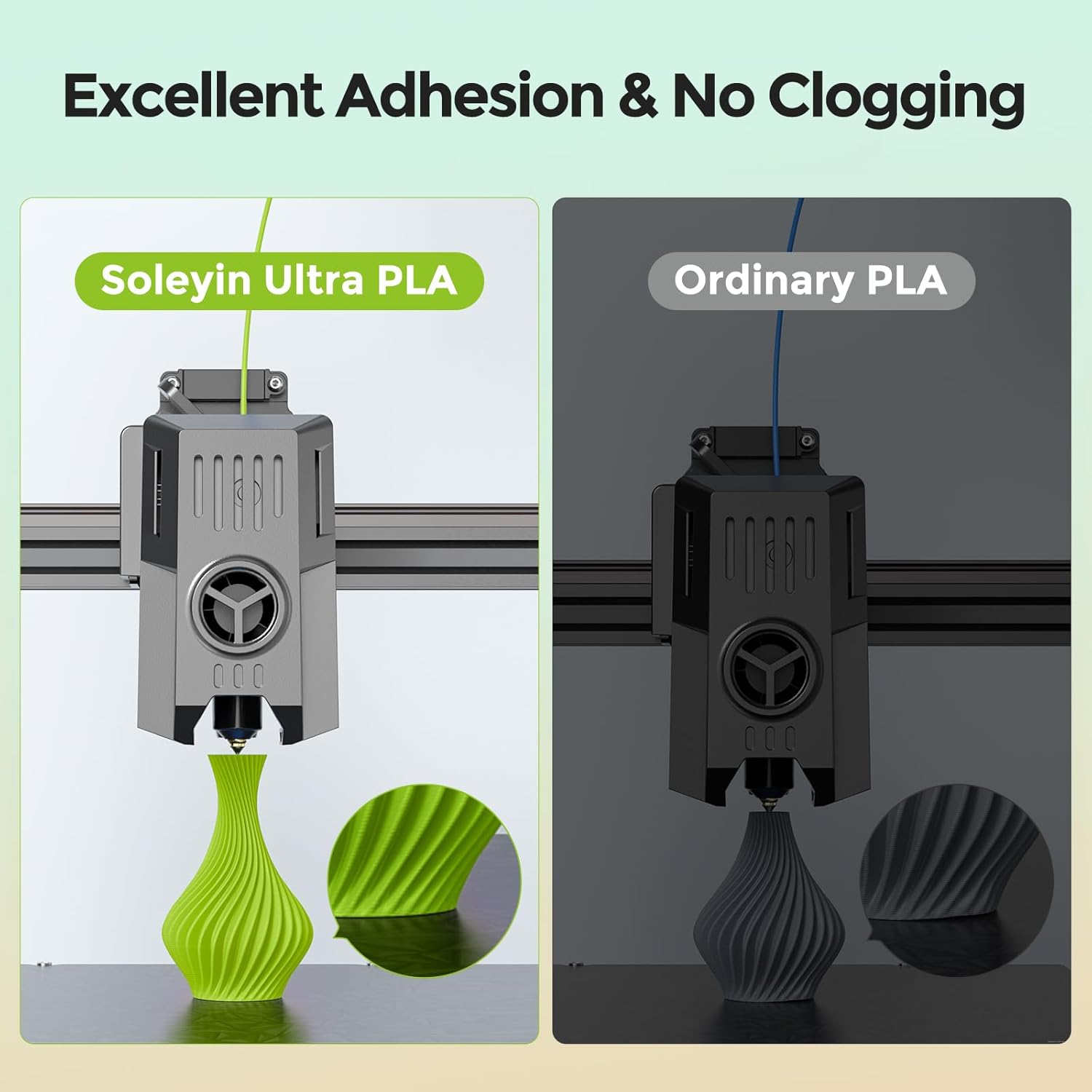 خيوط طباعة ثلاثية الأبعاد من ك - مراجعة 3D Printing Result وسعره