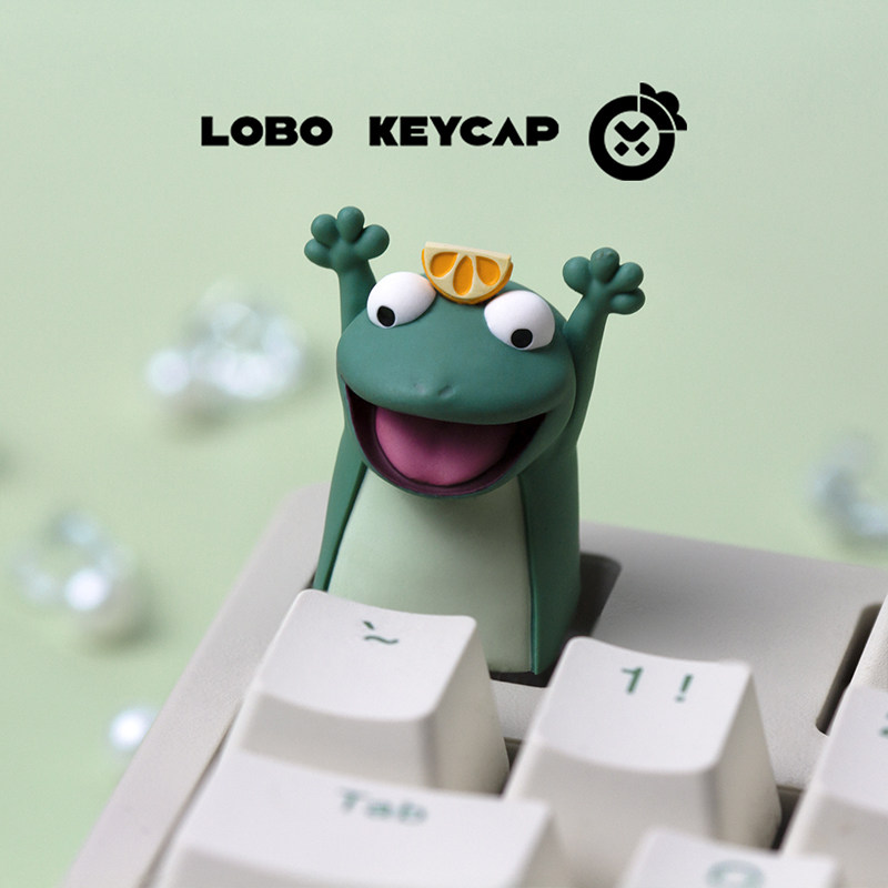 غطاء مفتاح لوبي على شكل سحلية  - مراجعة 3D Printing Keycaps وسعره