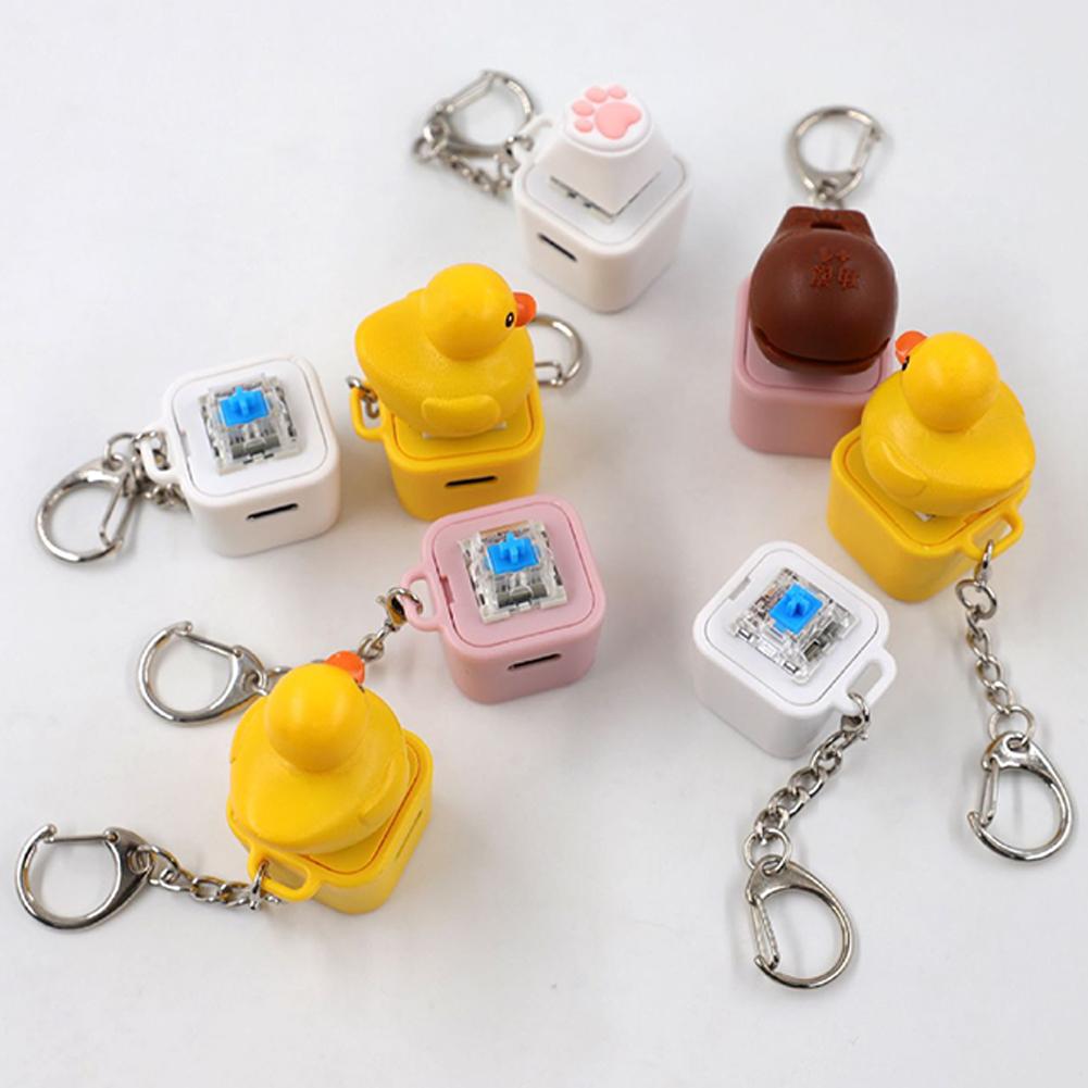 أغطية مفاتيح على شكل بطة صفراء - مراجعة 3D Printing Keycaps وسعره