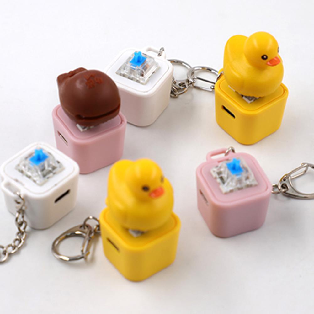 أغطية مفاتيح على شكل بطة صفراء - مراجعة 3D Printing Keycaps وسعره