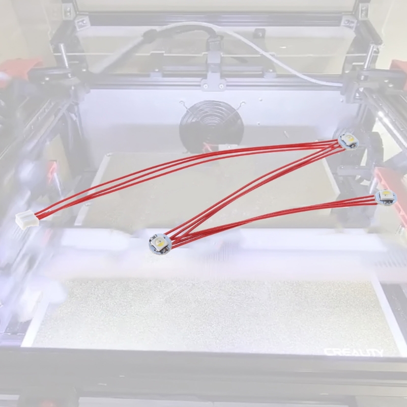 شعلة LED لطابعة فورون 2.4 ثلاث - مراجعة 3D Printer Cable Chain وسعره