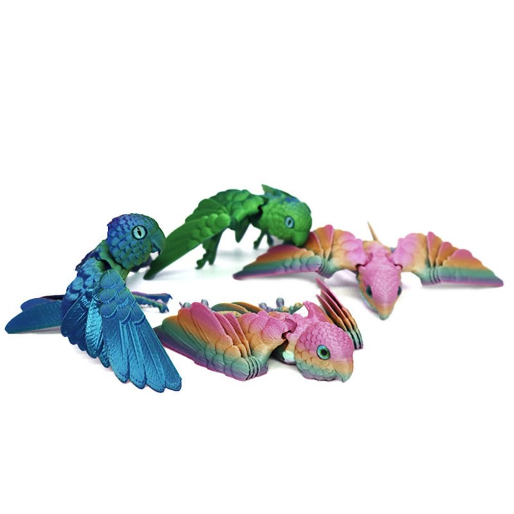 محاكاة العين 3D المطبوعة الببغ - مراجعة 3D Printing Figure وسعره
