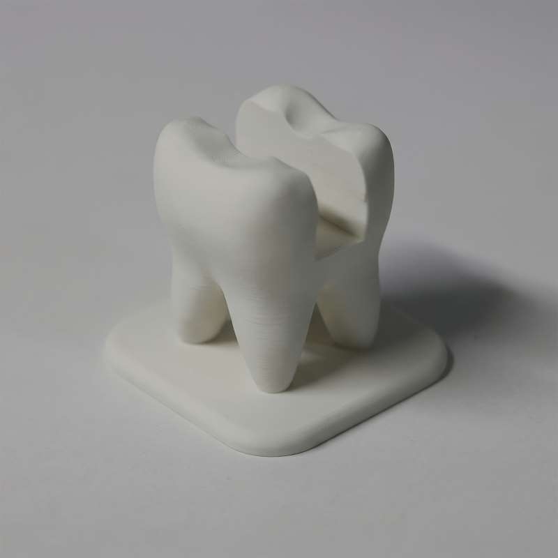 حامل بطاقات عمل على شكل سن مطب - مراجعة 3D Printing Dental وسعره