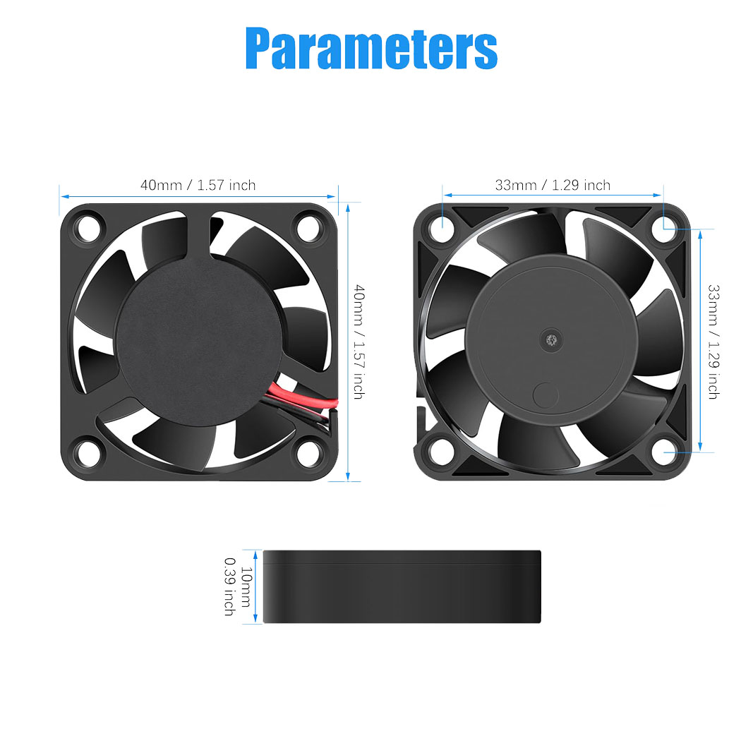 40 مللي متر وحدة معالجة خارجية - مراجعة Cooling Fan 40Mm 3D وسعره