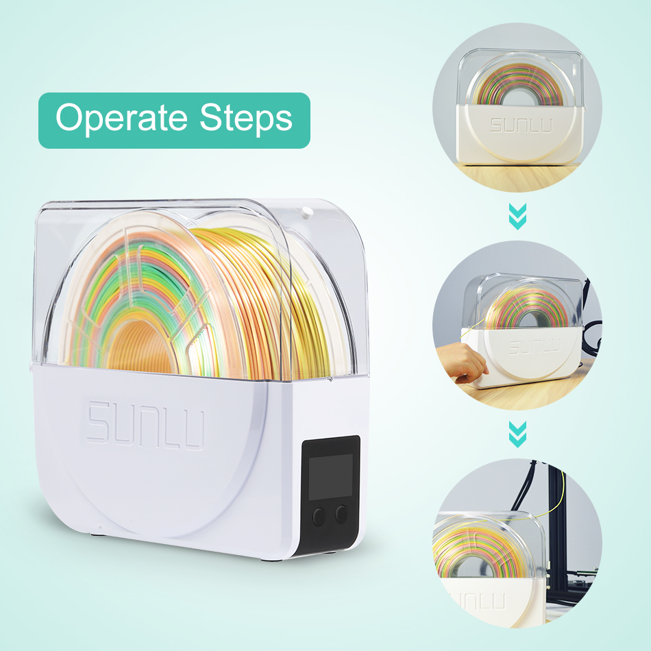 SUNLU خيوط مجفف S1 زائد المدمج - مراجعة 3D Printing Industry وسعره